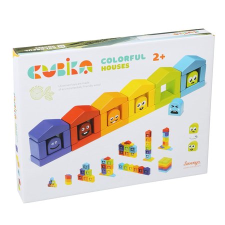 CUBIKA 14866 Barevn domeky 30 ks